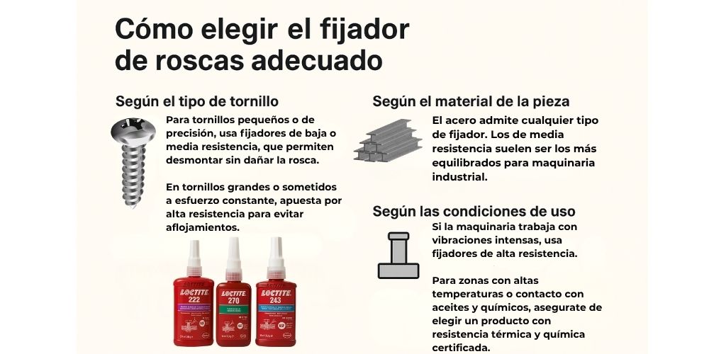 fijador de roscas