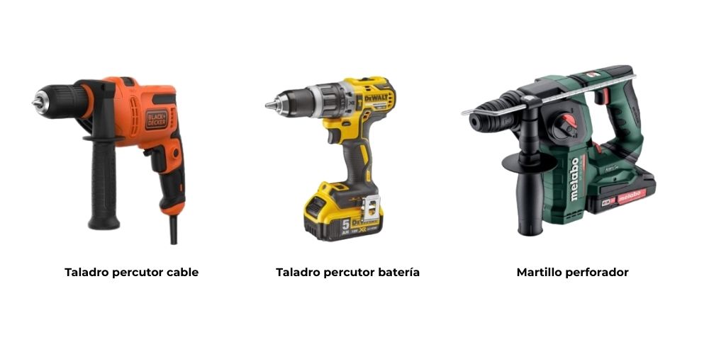 percutor cable percutor bateria martillo perforador